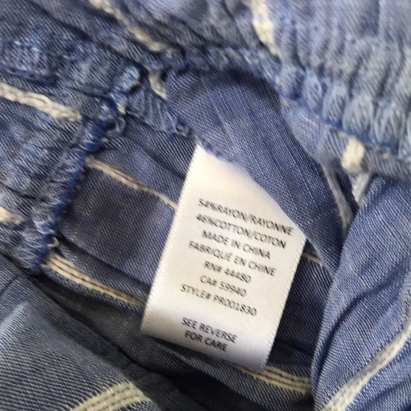 FOURTEENTH place size M off shoulder blue jumpsuit - Picture 4 of 8